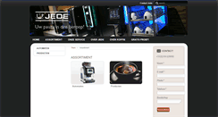 Desktop Screenshot of products.jede.com